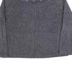 STARTER Mens Grey 2XL Polyester Zip Jacket Plain Casual Outerwear