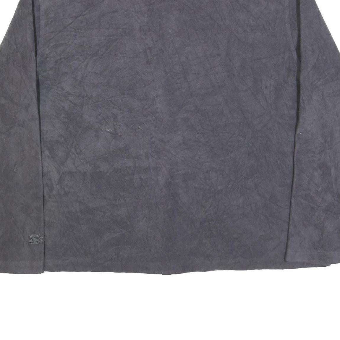 STARTER Mens Grey 2XL Polyester Zip Jacket Plain Casual Outerwear