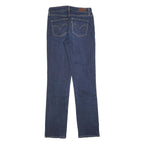 LEVI'S Womens Blue Regular Straight Denim Medium Wash W27 L32 Zip Jeans