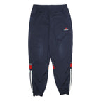 ADIDAS Mens Joggers Navy Blue & Red Slim Tapered M W30 L32 Sports Casual