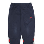 ADIDAS Mens Joggers Navy Blue & Red Slim Tapered M W30 L32 Sports Casual