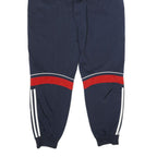 ADIDAS Mens Joggers Navy Blue & Red Slim Tapered M W30 L32 Sports Casual