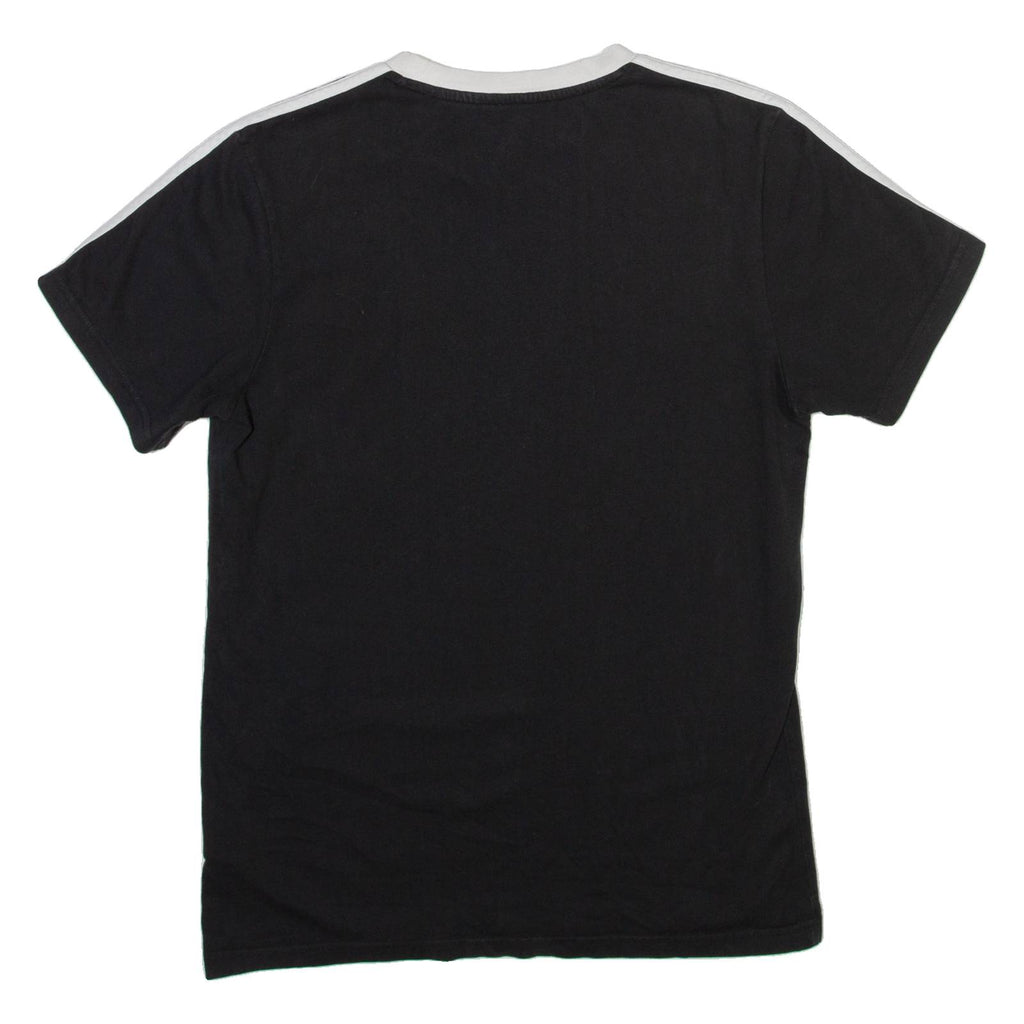 ADIDAS Womens T-Shirt Black Crew Neck XS