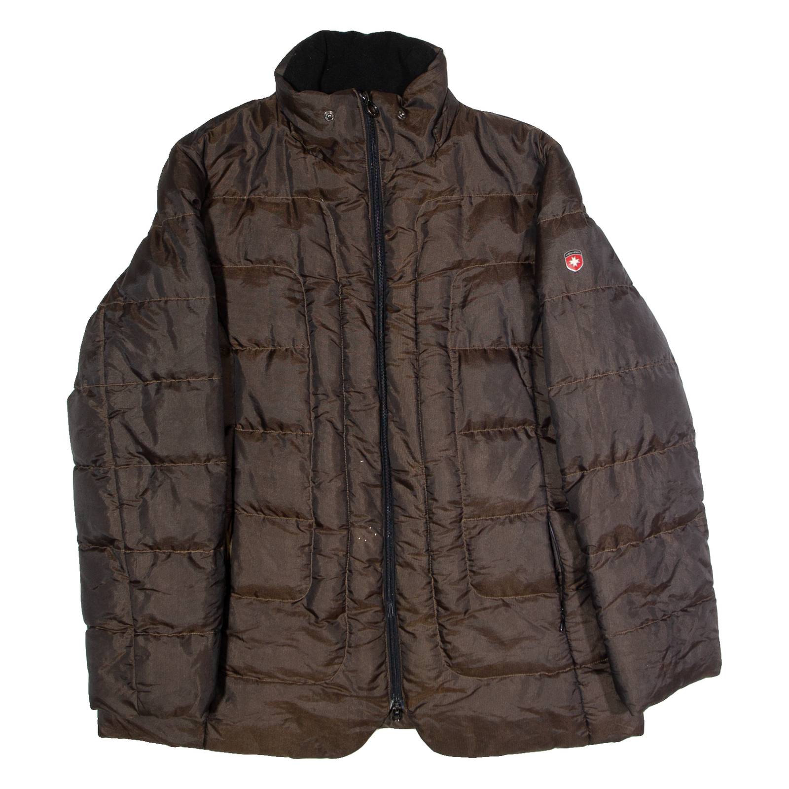 WELLENSTEYN Belvedere Mens Puffer Jacket Brown M