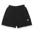 ADIDAS Girls Black & White Casual Shorts XL W26 Polyester Blend Sports Logo
