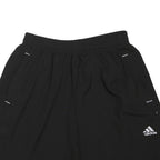 ADIDAS Girls Black & White Casual Shorts XL W26 Polyester Blend Sports Logo