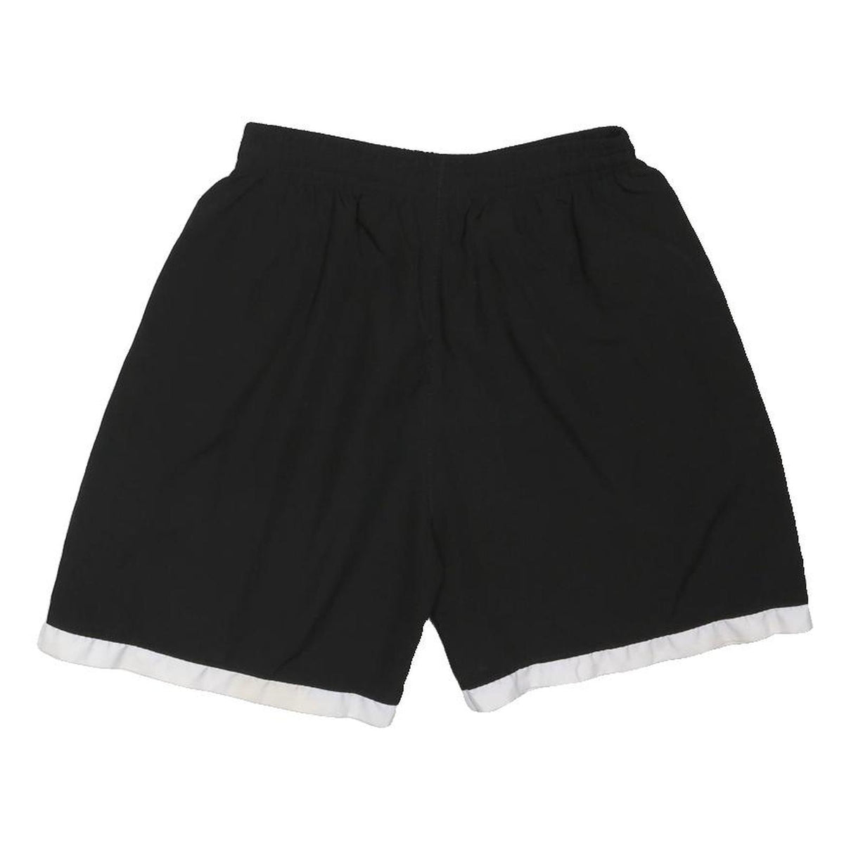 ADIDAS Girls Black & White Casual Shorts XL W26 Polyester Blend Sports Logo