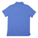 PIERRE CARDIN Mens Blue Short Sleeve Plain S Polo Shirt Cotton Blend Casual