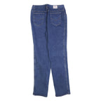 MAD JEANS Womens Blue Regular Straight Denim Medium W28 L30 Cotton Blend Zip