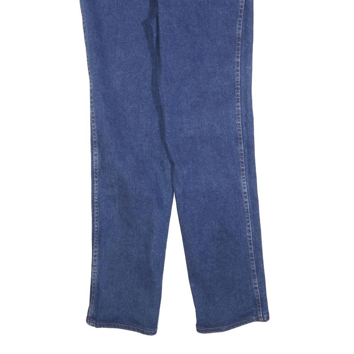 MAD JEANS Womens Blue Regular Straight Denim Medium W28 L30 Cotton Blend Zip