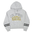 H&M Womens Grey Columbus Basketball Hoodie M Sporty Casual Cotton Blend