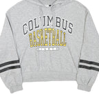 H&M Womens Grey Columbus Basketball Hoodie M Sporty Casual Cotton Blend