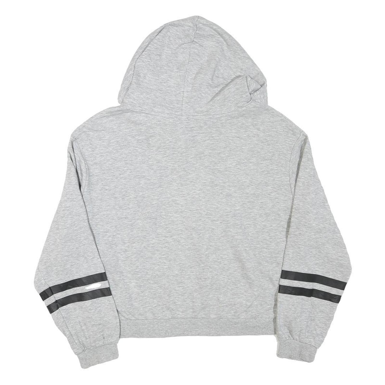 H&M Womens Grey Columbus Basketball Hoodie M Sporty Casual Cotton Blend