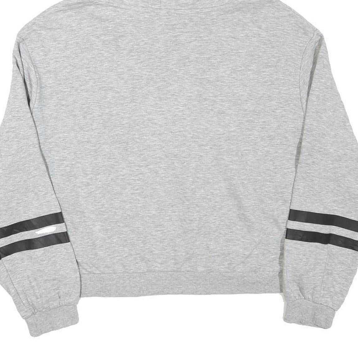 H&M Womens Grey Columbus Basketball Hoodie M Sporty Casual Cotton Blend