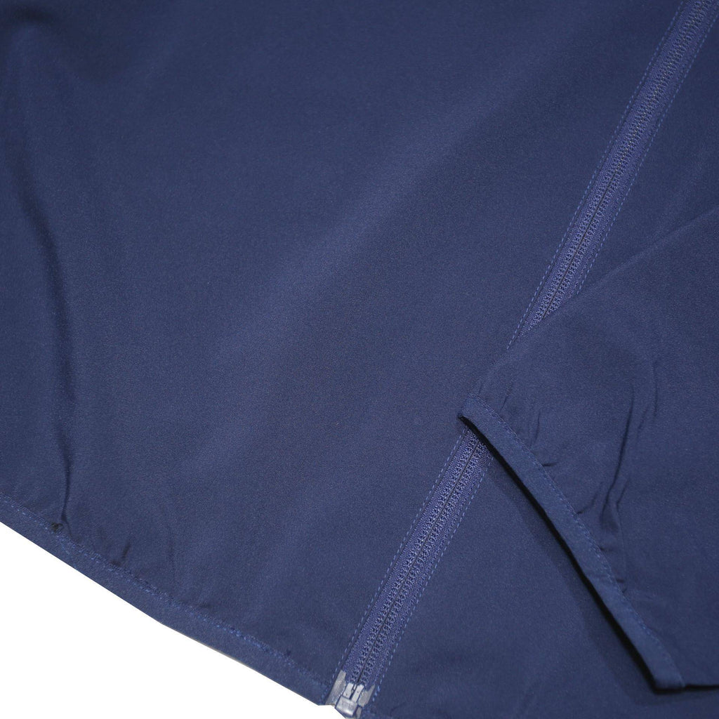 ADIDAS Mens Navy Blue Hooded Zip Jacket XL Polyester Blend Sports Activewear