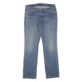 LEVI'S Womens Jeans Blue Regular Straight Denim Medium W30 L32 Classic Zip