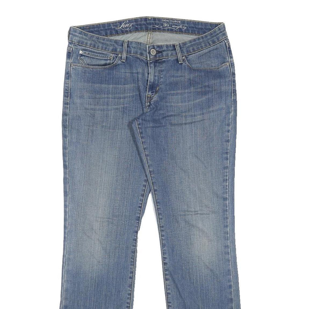 LEVI'S Womens Jeans Blue Regular Straight Denim Medium W30 L32 Classic Zip