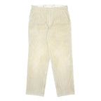 LEE COOPER Mens Cotton Beige Relaxed Straight Trousers W32 L31 Classic Casual