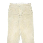 LEE COOPER Mens Cotton Beige Relaxed Straight Trousers W32 L31 Classic Casual