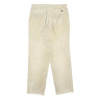 LEE COOPER Mens Cotton Beige Relaxed Straight Trousers W32 L31 Classic Casual