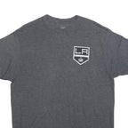 NHL Mens Grey Los Angeles Kings Graphic T-Shirt L Short Sleeve Crew Neck Sports