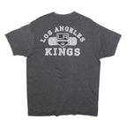 NHL Mens Grey Los Angeles Kings Graphic T-Shirt L Short Sleeve Crew Neck Sports