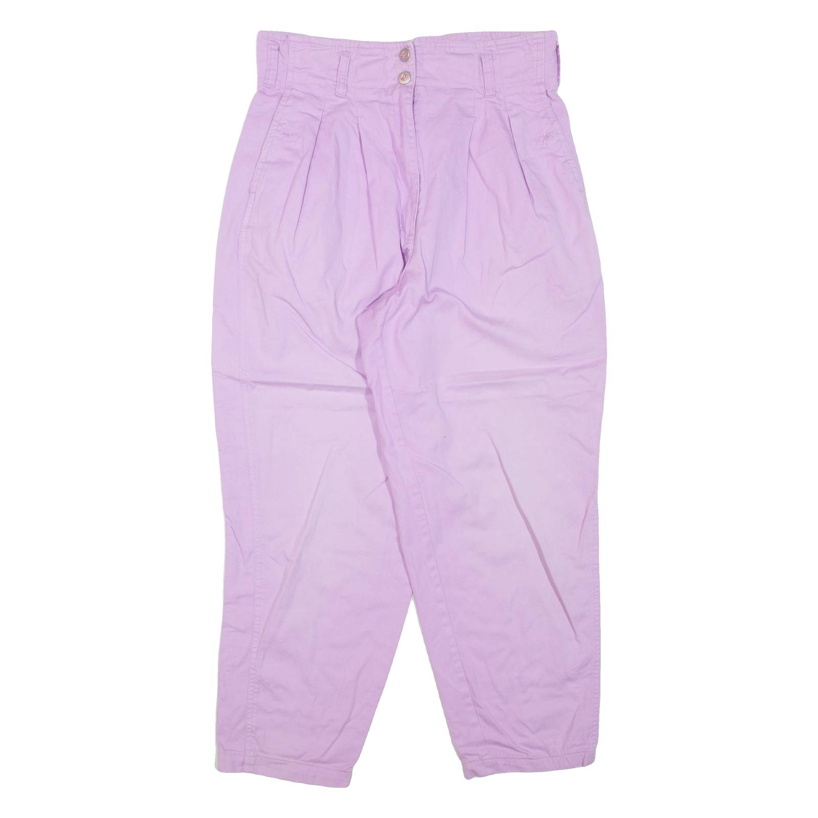 Womens Trousers Purple Regular Tapered W30 L26