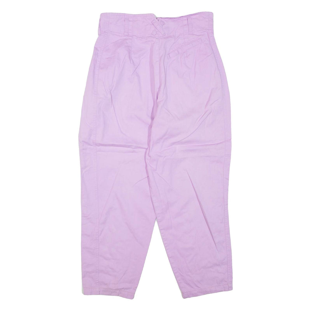 Womens Trousers Purple Regular Tapered W30 L26