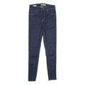 LEVI'S 720 High Rise Super Skinny Womens Jeans Blue Slim Skinny Denim Raw W25
