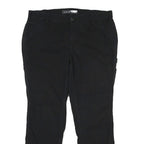 CARHARTT Womens Cotton Black Relaxed Straight Trousers W40 L31 Workwear Utility