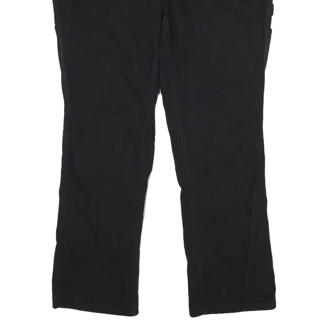 CARHARTT Womens Cotton Black Relaxed Straight Trousers W40 L31 Workwear Utility