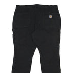 CARHARTT Womens Cotton Black Relaxed Straight Trousers W40 L31 Workwear Utility