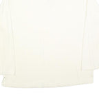 S & K COMPANY Womens White 1/4 Zip XL Cotton Blend Sweatshirt Pullover Casual