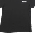 PUMA Womens Black & White Graphic T-Shirt L Short Sleeve Crew Neck Sportswear