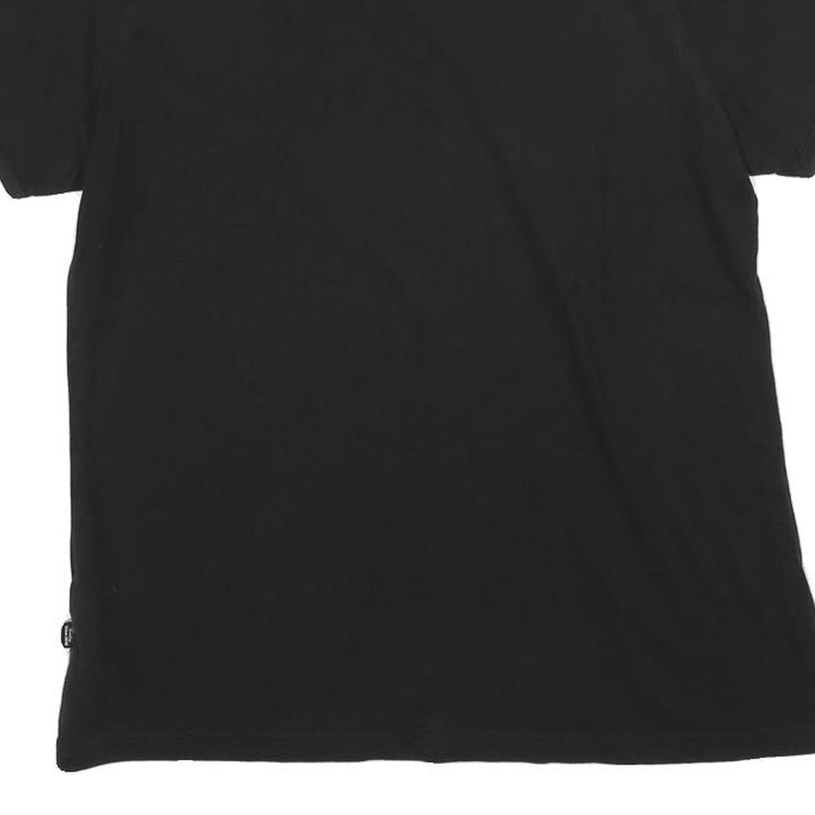 PUMA Womens Black & White Graphic T-Shirt L Short Sleeve Crew Neck Sportswear