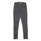 LEVI'S 721 Womens Jeans Black Slim Skinny Denim W25 L30 Stretch Cotton Blend