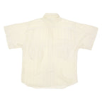 Womens Shirt Yellow 90s Striped UK 12