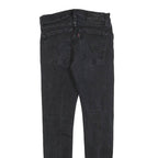 LEVI'S 519 BIG E Mens Black Slim Skinny Denim Jeans W29 L29 Classic Zip