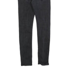 LEVI'S 519 BIG E Mens Black Slim Skinny Denim Jeans W29 L29 Classic Zip