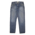CARHARTT Mens Relaxed Blue Denim Jeans W36 L36 Classic Cotton Zip Casual