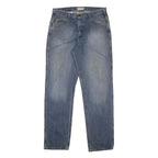 CARHARTT Mens Relaxed Blue Denim Jeans W36 L36 Classic Cotton Zip Casual
