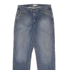 CARHARTT Mens Relaxed Blue Denim Jeans W36 L36 Classic Cotton Zip Casual