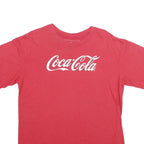 COCA COLA Mens Red L Short Sleeve Crew Neck Logo Print T-Shirt