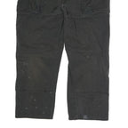 DICKIES Mens Regular Fit Black Workwear Cotton Blend Jeans W32 L25 Button