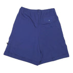 Womens Shorts Blue Casual Plain XS W26 Cotton Blend Comfortable Summer Wear