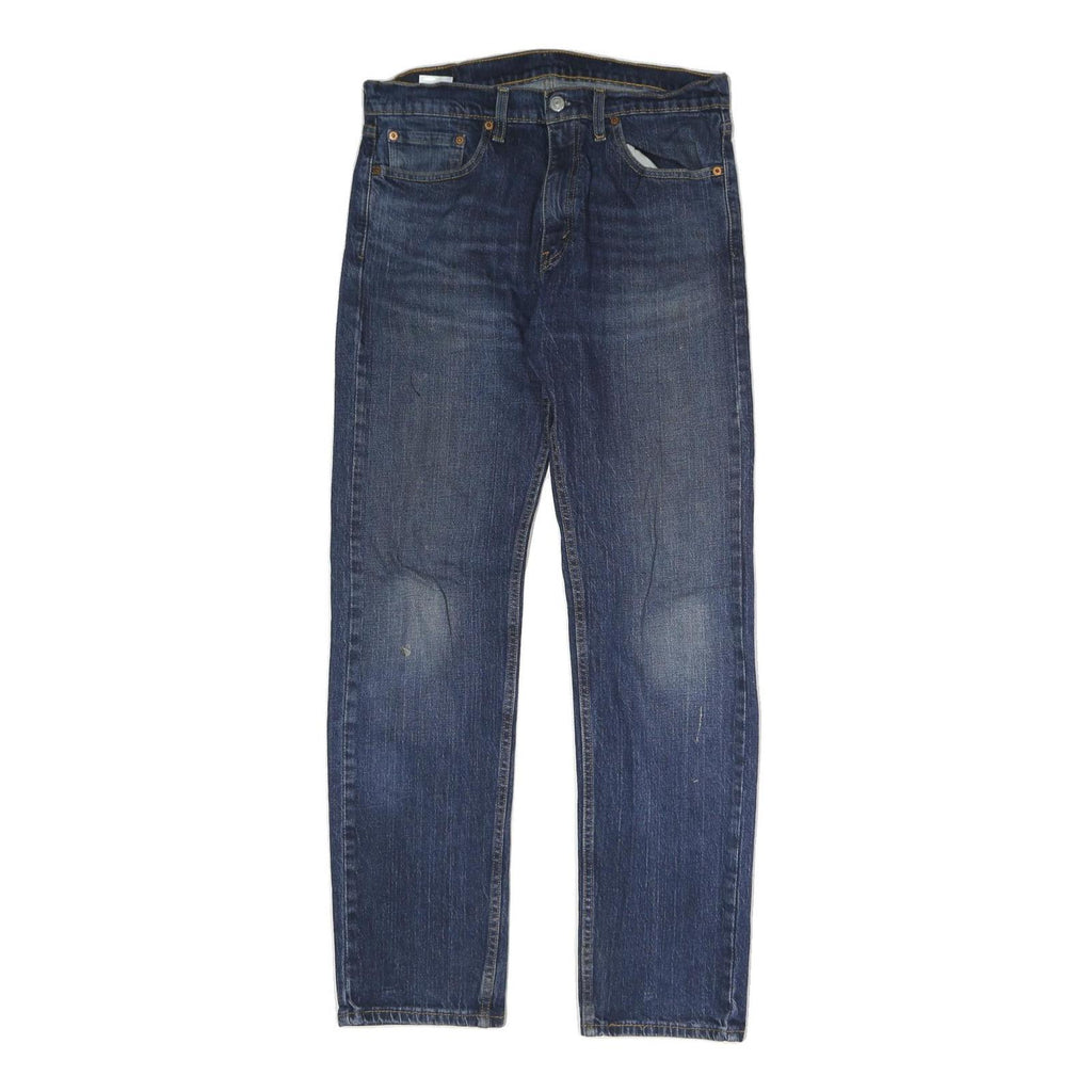 LEVI'S 505 Mens Jeans Blue Regular Straight Denim Medium W32 L32 Classic Cotton