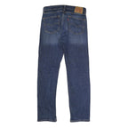 LEVI'S 505 Mens Jeans Blue Regular Straight Denim Medium W32 L32 Classic Cotton