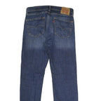 LEVI'S 505 Mens Jeans Blue Regular Straight Denim Medium W32 L32 Classic Cotton