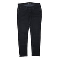 LEVI'S Womens Jeans Black Slim Skinny Denim W34 L31 Button Cotton Blend