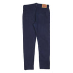 LEVI'S Mens Cotton Blend Navy Blue Regular Fit Straight Leg Trousers W34 L32